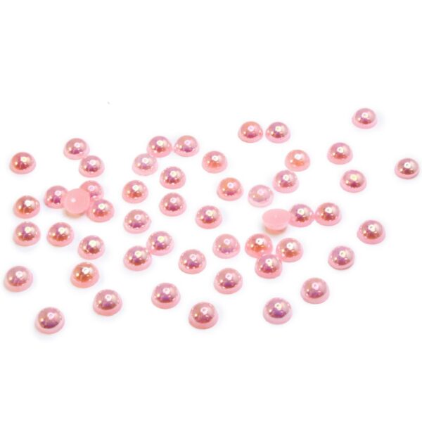 Puolihelmi Rose Acryl
