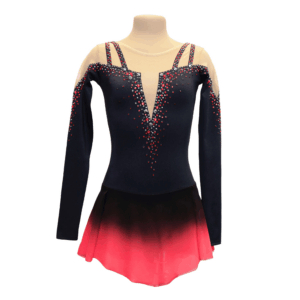 Figure skating dress Rubinit, 140-150cm